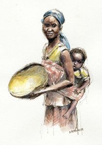 Enfant-mère-afrique